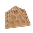 thumbnail image 4 of Portavasos de bambú para cafetera, compacto, portátil, con rotación de 360 ​​grados, organizador de tazas para cocina., 4 of 9