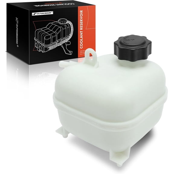 A-Premium Engine Coolant Overflow Recovery Reservoir Tank Compatible with Mini Cooper 2002-2008 L4 1.6L, Replace # 17137529273, 17107515499