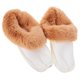thumbnail image 5 of par de plantillas de invierno mullidas para hombre y mujer, con agujeros de felpa desmontables, cálidas y suaves (talla 40-41)., 5 of 7