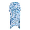 thumbnail image 2 of HELLHERO Long Bathing Suit Cover Up for Vacation Polyester Lightweight Long Kimono Swimsuit Cover Up Abstract Wave, 2 of 5