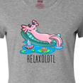 thumbnail image 4 of Inktastic Relaxolotl- Cute Axolotl on Summer Vacation Women's T-Shirt, 4 of 5