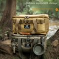thumbnail image 1 of Bolsa para equipo de acampada al aire libre, bolsa de gran capacidad para artículos diversos, caja de almacenamiento de cocina anticolisión de tela Oxford, bolsa de almacenamiento de viaje, 1 of 5