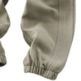 thumbnail image 5 of Ashirexll Boys Sweatpants Solid Color Curved Leg Sweatpants with Side Pockets Outdoor Sports Pants for 7-13 Years, 5 of 5