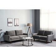 Microfiber softness, strong frame support / Safe and comfortable sofa for family gatherings