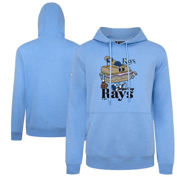 Men's-Levelwear  Light Blue Tampa Bay Rays Podium Ballpark Food Pullover Hoodie