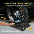 thumbnail image 4 of Yeshouse Heavy Duty Car Wheel Dolly Pair, 5000 lbs Max, 24x15 Inch, Anti-Skid, 3.5" Swivel Casters for Vehicle Moving, 4 of 8