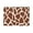 Black zipper, variant on Giraffe Print Flat Accessory Pouch Animal Print Makeup Bag Cosmetic Bag