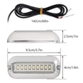 thumbnail image 4 of MesaSe Boat Navigation Light  27 LED Navigation Lamp IP68 Waterproof Underwater Stainless Steel Naval Beam Light For Pontoon and Small Boat, 4 of 8