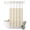 Off-White, Cream, Beige, variant on No Hook Shower Curtain, Purple Shower Curtains for Bathroom with See Through Top Window, Farmhouse Vintage Purple Solid Color Modern Waterproof & Washable Bath Curtain Stand Up Stall 36"x72"