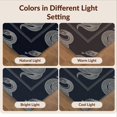 thumbnail image 7 of Design&I 5'x7' Washable Area Rug Snake Minimalist Coiled Serpent Centered Motif Boho Round Print Refined for Small Living Room, Bedroom, Sleek Flatweave Pet Friendly & Non-Slip, 7 of 7