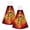 2PCS, variant on Fire Salamander In Flame Hanging Coral Fleece Hand Towel 1 PC , Super Absorbent Kitchen Towel Quick-Dry Dish Cloth