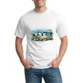 thumbnail image 3 of Graphic Tees Beach Summer Gildan Men's Short Sleeve T-Shirt 180g, 3 of 8
