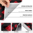 thumbnail image 3 of Ryvnso Red Checkered Black Dish Drying Mat for Kitchen Countertop 18x24 Large Dish Pad Drainer Rack Dish Sink Mats, 3 of 7