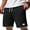A-Black, variant on COOFANDY Mens Shorts Casual Summer Beach Sweat Shorts Classic Fit Stylish Cotton Dress Shorts with Pockets