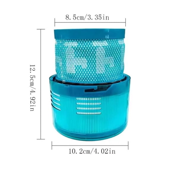 MTP Rear HEPA Filter 1x Dyson Gen5detect Filter HEPA  Gen5 Detect SV23 Vacuum 972352-01 Oversize