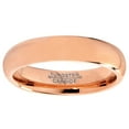 thumbnail image 3 of Charming Jewelers Tungsten Wedding Band Ring 5mm for Men Women Comfort Fit 18K Rose Gold Plated Plated Domed Polished Lifetime Guarantee Size 8.5, 3 of 5