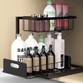 thumbnail image 1 of Under Sink Organizers And Storage, 2 Tier Pull Out cabinet Organizer Shelf for Bathroom Kitchen, Multi-Purpose Sliding Drawers Baskets, 1 of 1