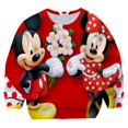thumbnail image 1 of Moda Mickey Mouse sudaderas niños niñas otoño Minnie sudaderas con capucha camisetas de manga larga adolescente suelta dibujos animados estampado ropa 6M Gao Jinjia LED, 1 of 2