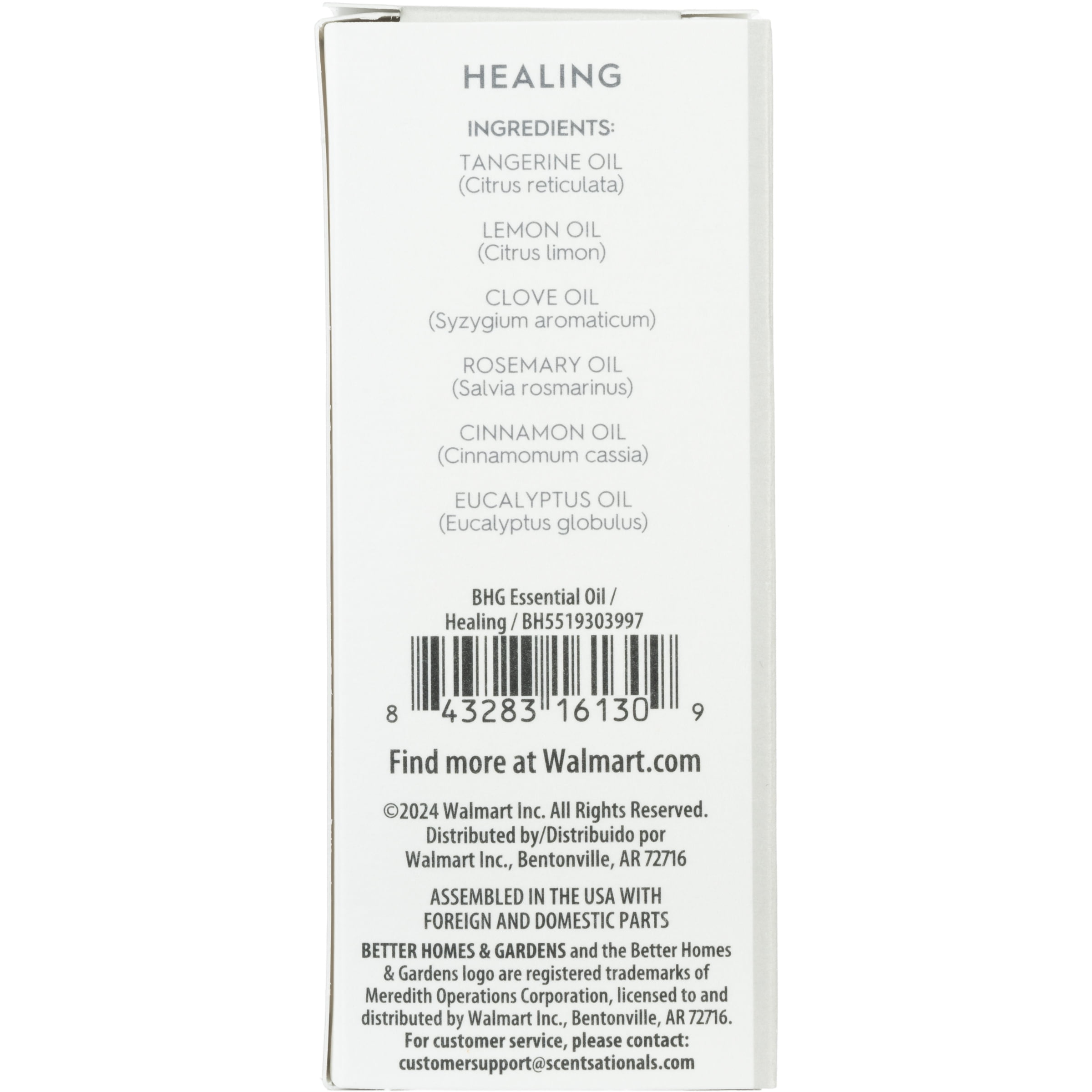 Better Homes & Gardens Healing Relaxation Essential Oil for Adult, Includes 1 - 15 mL 100% Pure Essential Oil, 0.5 FL OZ