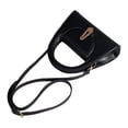 thumbnail image 3 of Bolso de mano Salvador para mujer Bolso de hombro casual de cuero PU cruzado negro, 3 of 10