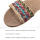 thumbnail image 2 of Pantuflas estilo bohemio para interiores, antideslizantes, de moda para mujer y niña (una tira de lino de 39-40 yardas, talla 8 EE. UU., 5,5 Reino Unido, 39 UE, 9,825 pulgadas), 2 of 5