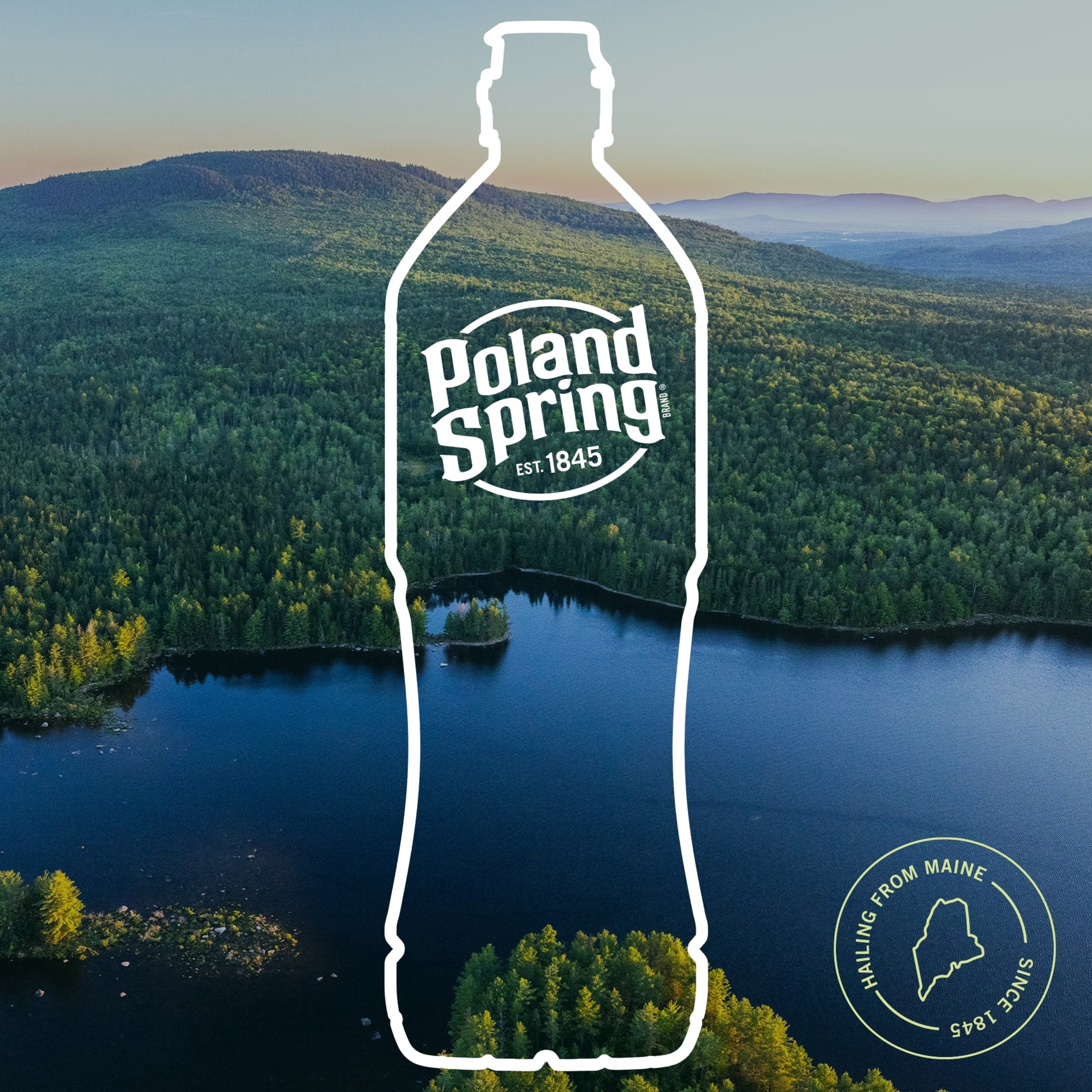 Poland Spring Maine Spring Water, Sport Cap, 23.7 Fl Oz, Single Plastic Bottle