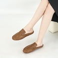 thumbnail image 5 of Ablanczoom Mules Women Flats Shoes: Loafers Women Comfortable Dressy Round Toe Slip-on Work Slides Sandals, 5 of 6