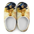 thumbnail image 5 of Men The Legend of Zelda Slippers Non-Slip Fuzzy House Slippers Warm Soft Plush Winter House Shoes Indoor Outdoor Slip-On Shoes, 5 of 7