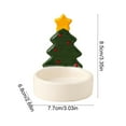 thumbnail image 2 of EGNMCR Christmas Gift Cartoons Candle Holders Festive Aromatherapy Candle Warmer For Home Decor Cute Desk Statue For Ambiance Ideal Birthday Holiday Present ceramic candle holder, 2 of 5