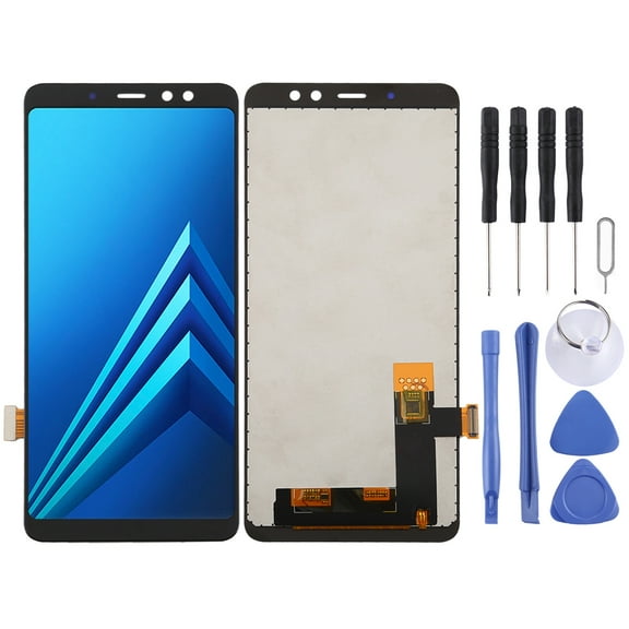 Cellphone Spare Parts  incell LCD Half Screen for Galaxy A8  (2018) A730F, A730F/DS With Digitizer Full Assembly (Black)