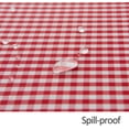 thumbnail image 6 of Rectangle Checkered Tablecloth Waterproof Spillproof Wrinkle Resistant Buffalo Plaid Heavy Weight Table Cloth Gingham Table Cover for Outdoor and Indoor Use, 52 x 70 Inch Grey and White, 6 of 6