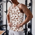 thumbnail image 5 of Lsque Rugby Style Pattern Mens Tank Tops Muscle Athletic Quick Dry Sleeveless Workout Fitness T Shirts Beach Tank Top, Loose-fit Sleeveless Shirt for Men-X-Large, 5 of 7