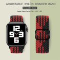 thumbnail image 2 of Bandas elásticas de nailon Solo Loop compatibles con Apple Watch Band 41 mm 40 mm 38 mm para mujeres y hombres, pulseras deportivas con correa trenzada elástica ajustable para Iw, 2 of 5