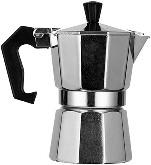 Certification Aluminum Classic Stovetop Espresso Maker for Great Flavored Strong Espresso