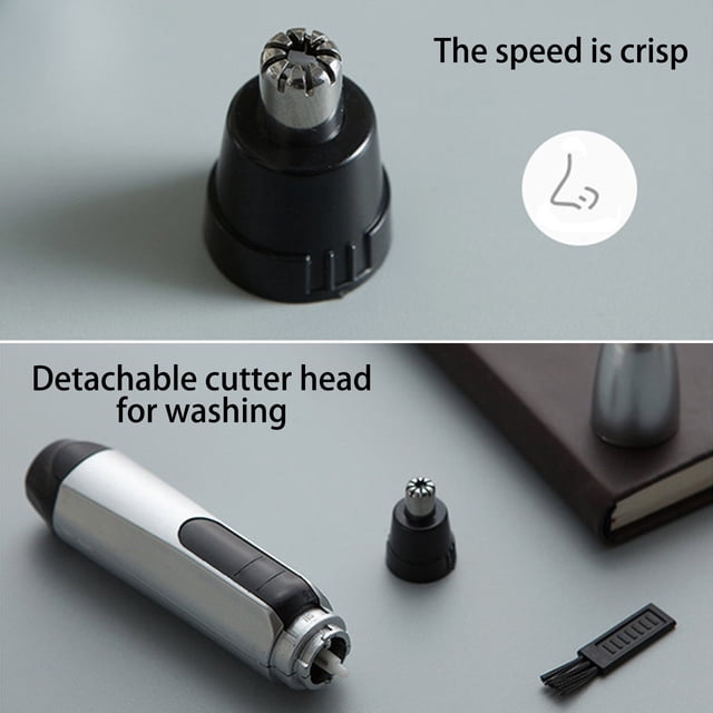 WIFKLSIIPG Nose and Ear Hair Clipper Electric for Men Water Proof Battery Powered
