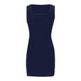 thumbnail image 5 of JIAYUE Women's Dress Mini Casual Elegant Sleeveless Square Collar Party Cocktail For Evening Banquet Summer With Back Zipper Trendy Female Dresses, 5 of 6