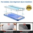 thumbnail image 3 of amFilm Galaxy S25 OneTouch Tempered Glass Screen Protector, 2+2 Pack, 6.2 Inch, 3 of 3