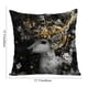 thumbnail image 3 of Funda de almohada navideña | Funda de almohada decorativa festiva para sofá y cama | Funda de cojín cuadrada de 45x45 cm con cremallera oculta, 3 of 6