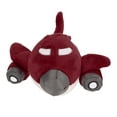 thumbnail image 5 of Juguete chirriante para perros de peluche, resistente a las mordeduras, limpieza de dientes, juguete interactivo para masticar con forma de avión, color morado, 5 of 5