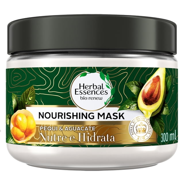 Mascarilla para cabello Herbal Essences Bío:Renew Pequi & Aguacate Nutre e Hidrata Nourishing Mask 300 ml