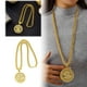 thumbnail image 1 of Hip Hop Street Dólar Collar de Oro Collar Giratorio Collar Colgante Dólar Collar Hip Hop Rapper Cadena, 1 of 7