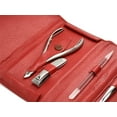 thumbnail image 3 of 5pcs - Manicure Set German FINOX® Surgical Stainless Steel: Cuticle Nippers, Nail Clippers, Tweezers, Glass File and Stick, 3 of 5