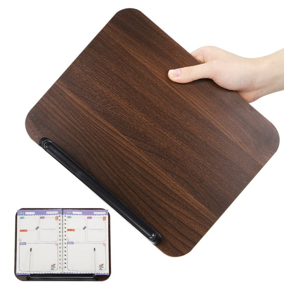 OFFIGAM 1Pcs Walnut Reading Stand For Desk Elegant Design Support For Tablets