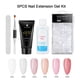 thumbnail image 2 of Kit de 5 piezas de gel para extensión de uñas, pincel de gel de doble punta y recogedor de puntas de uñas, gel de uñas con lima de uñas, uñas postizas para kit de inicio de arte de uñas, 2 of 10