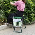 thumbnail image 4 of Taburete de asiento para arrodillarse en el jardín con bolsa de herramientas, bolsas de herramientas plegables para arrodillarse en el jardín, bolsa de asiento de almacenamiento portátil para trabajo al aire libre, 4 of 6