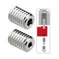 thumbnail image 4 of High Flow CHT Nozzle for V6 Volcano Hotend 1Pcs, 4 of 5