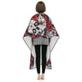 thumbnail image 7 of ZICANCN Hair Cutting Cape for Adults, Rose Skull Cape Salon Barber Cape for Hair Stylist Shampoo Capes Waterproof, 55x66 Inches, 7 of 7