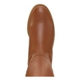 thumbnail image 3 of STYLE & COMPANY Womens Brown Cushioned Zipper Accent Stretch Graciee Round Toe Block Heel Zip-Up Riding Boot 9 M, 3 of 4