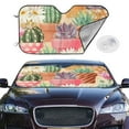 thumbnail image 2 of Balery Succulent And Cactus Windshield Sun Shade, Car Front Window Sunshade Cover ,Automotive Interior Portected Blocks Uv Rays For Car Pickup Truck Suv Accessories- Medium, 2 of 7