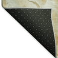 thumbnail image 5 of Addison Rugs Mayfield Premium Machine Washable Transitional Abstract Gold Rectangle Rug, 9' X 12' Machine Washable Transitional Abstract Gold Oversized Sherpa Throw Blanket, 5 of 7
